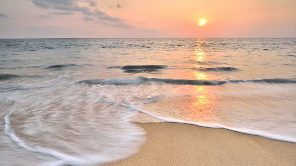 coucher de soleil anse michel Sainte-Anne en Martinique