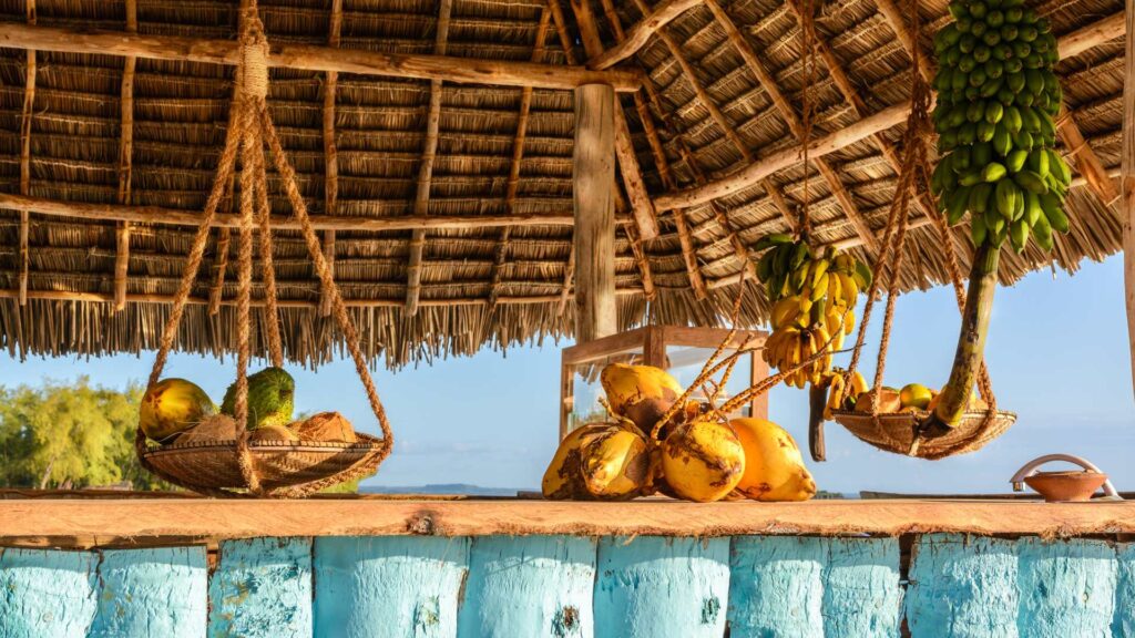 repas de plage en Martinique