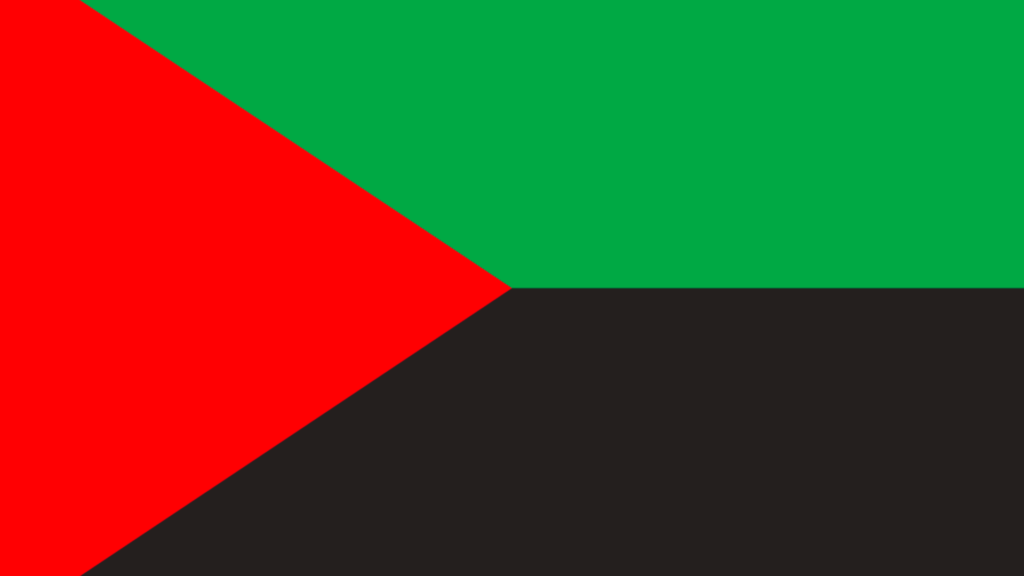 drapeau rouge vert noir martinique