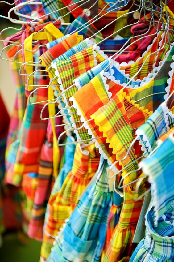 robe madras en martinique